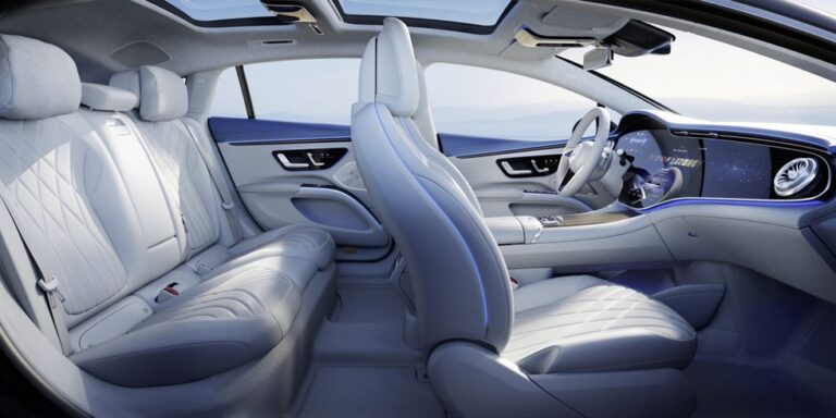 El interior del Mercedes-Benz EQS del 2022, dará mucho que hablar