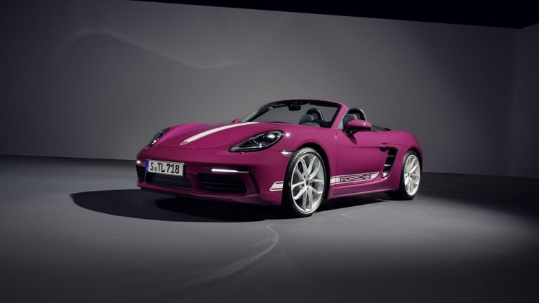Porsche lanzó una nueva serie del 718 Boxster Style Edition con con motor central