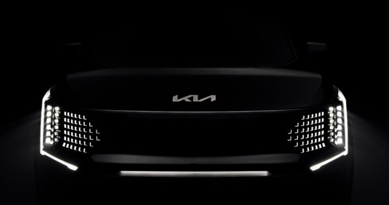 Kia da a conocer las primeras imágenes teaser del SUV eléctrico EV9.