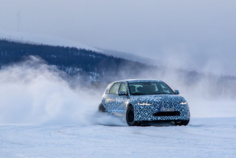 El Hyundai IONIQ 5 N de alto rendimiento, aprueba las duras pruebas invernales a la que se sometió