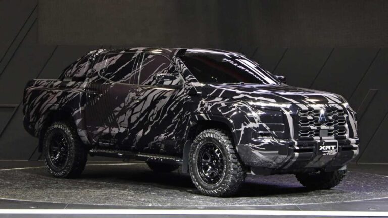 Mitsubishi muestra su camioneta Triton XRT que pudiera venderse en America del Norte