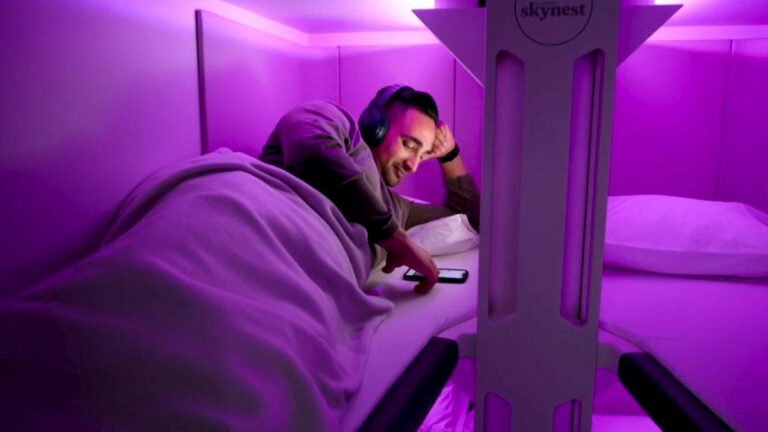 Así son las literas económicas de Air New Zealand se estrenarán en EE.UU.