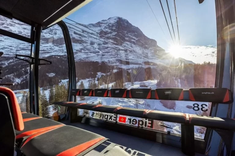 Los 5 paseos más hermosos en góndola en los Alpes suizos