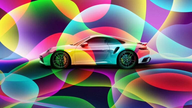 Porsche le agrega una llamativa utilización de colores a sus 75 años de historia