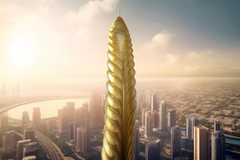 Dubai: Rascacielos bañado en oro e incrustado de diamantes