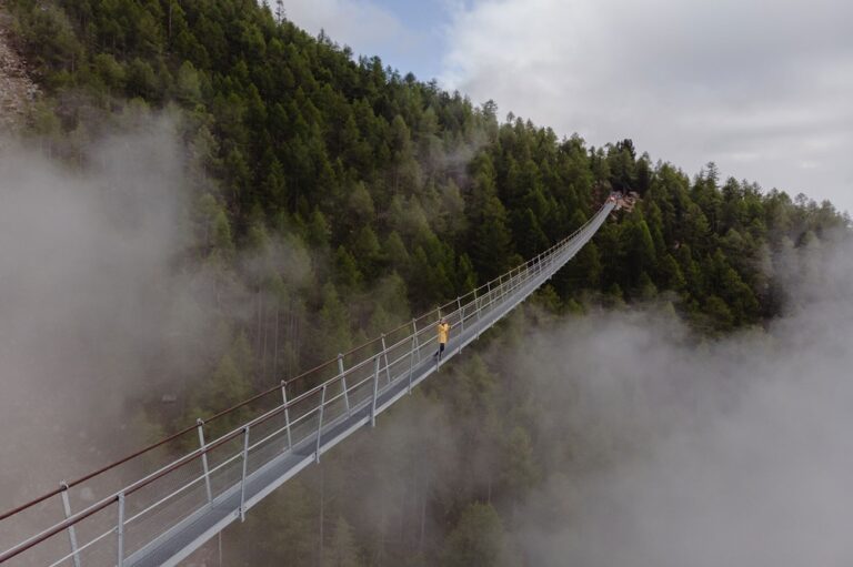 ¿Cuáles son los puentes peatonales que ofrecen vistas que quitan el aliento?